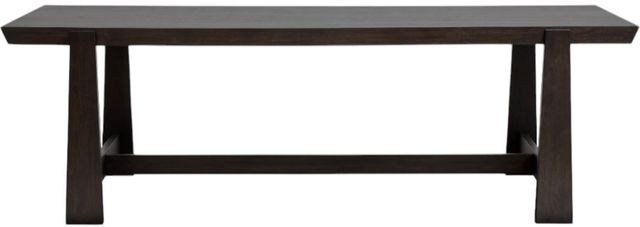 Magnussen Home® Tauren Coffee Bean Trestle Table-1
