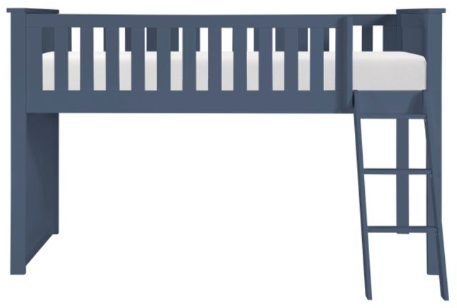 Homelegance® Nora Blue Twin Low Loft Bunk-2