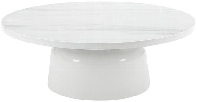 ACME Furniture Zaid White High Gloss Coffee Table-0