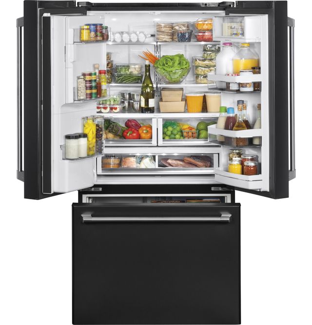Café™ 22.2 Cu. Ft. Counter-Depth French-Door Refrigerator-Black Slate-3