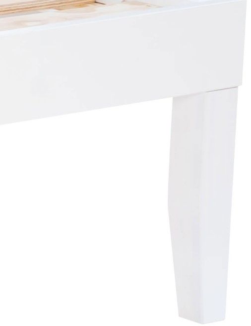 Powell® Portix White Youth Full Simple Bed-2