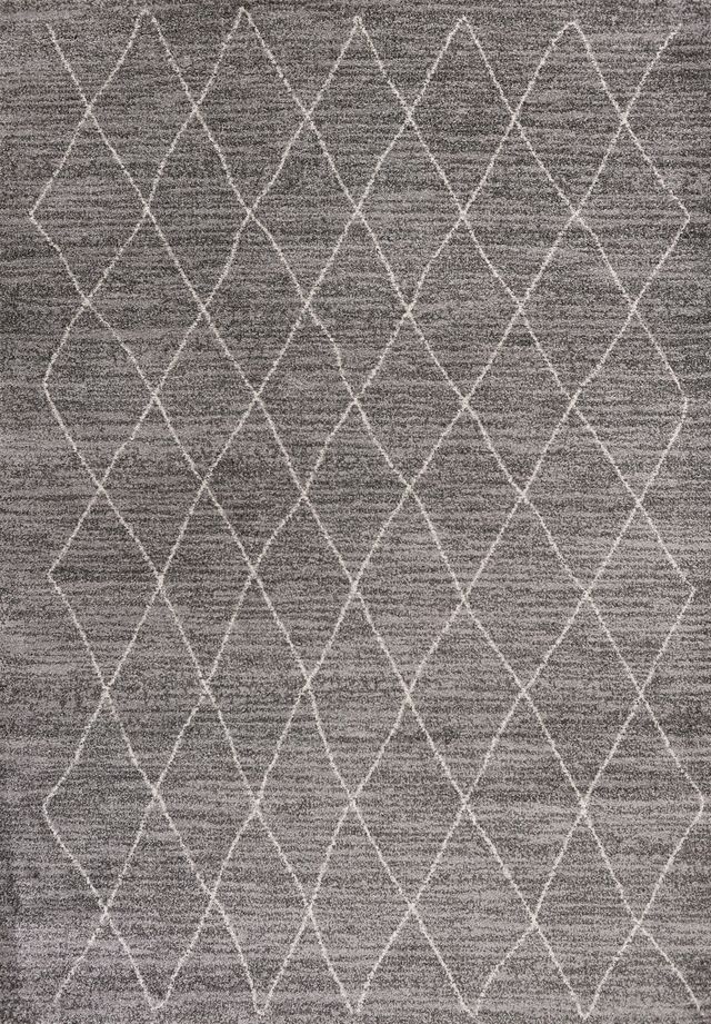 KAS Rugs Landscapes Grey Boho 5'x8' Rug-0