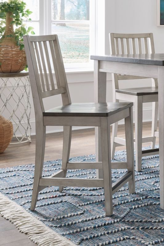 aspenhome® Caraway Aged Ivory Counter Chair-1