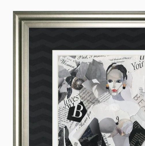 Classy Art Fashion Mosaic I by Carol Robinson Wall Art-1