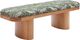 TOV Furniture Ollie Olive Green Upholstered Bench-0