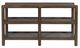Signature Design by Ashley® Kallenny Gray Sofa Table with Brown Frame-1