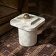 TOV Furniture Suraya Ivory Concrete Indoor/Outdoor Side Table-1