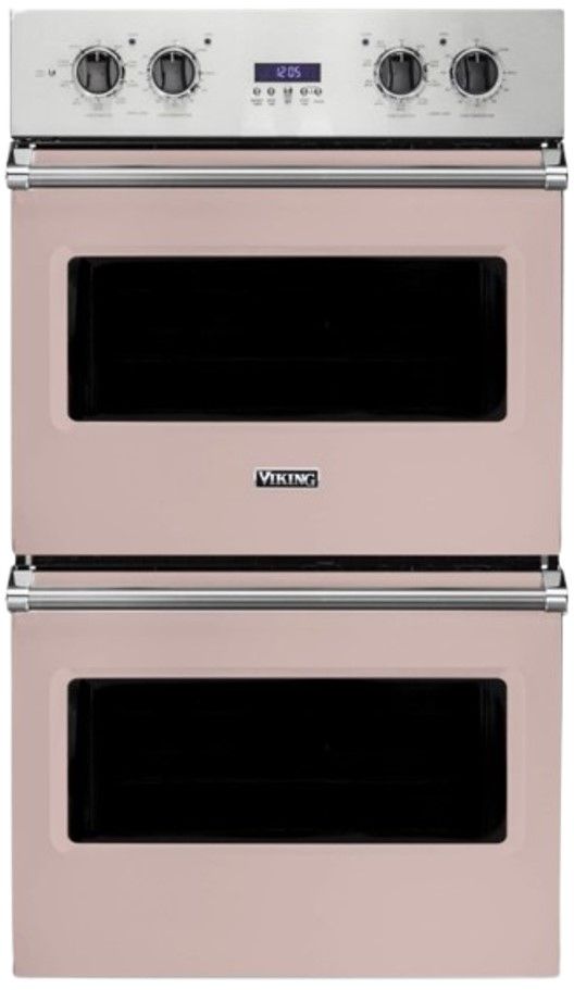 Viking® 5 Series 30" Blush Double Electric Built In Oven-0