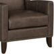 Smith Brothers Customizable 538 Leather Stationary Chair-2