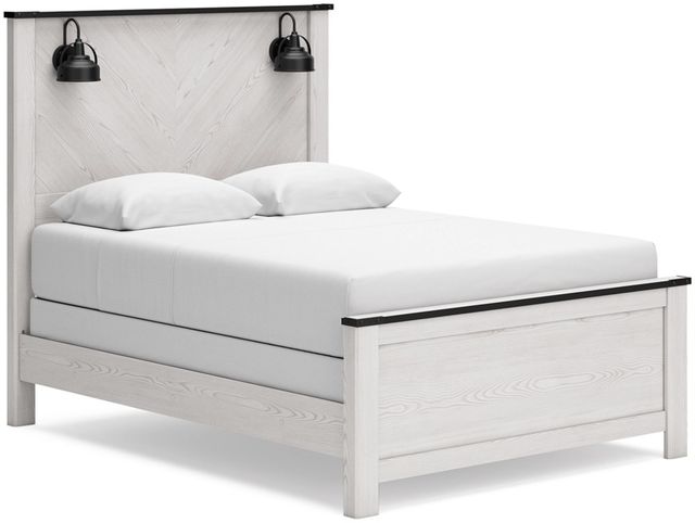 Signature Design by Ashley® Schoenberg White Queen Panel Bed-0