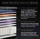 Beautyrest Black® Series Four XCS 15" Hybrid Medium Tight Top Split Head Queen Mattress-2
