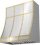 Zephyr Designer Collection 36'' x 12'' Satin Gold Duct Cover Banding Kit -2