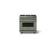 Viking® 5 Series 36" Eucalyptus Pro Style Gas (LP) Range with Polished Chrome Trim-0