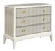 Bassett Mirror Kiara Antique Cream/Gray Hall Chest-0