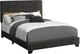 Monarch Specialties Inc. Black Double Panel Bed-0