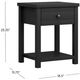 HH2 Home Harmony Black Accent Table-2