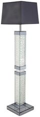 Michael Amini® Montreal™ Mirrored Slender Floor Lamp-0