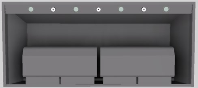 Vent-A-Hood® Designer Series 54" Gunsmoke Wall Mounted Range Hood-1