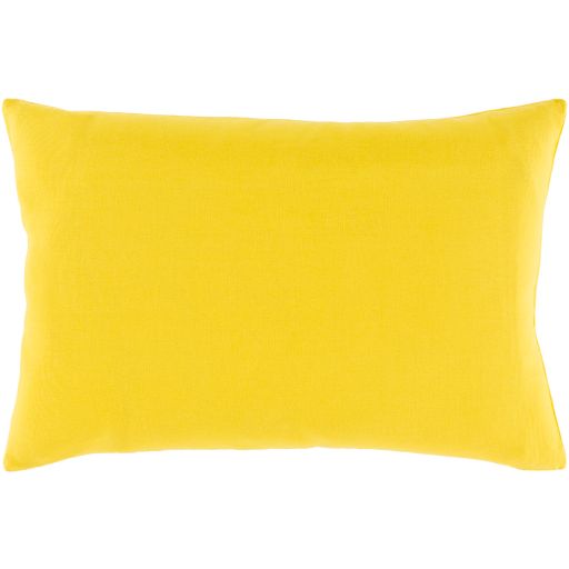 Surya Happy Bright Yellow 13"x20" Toss Pillow with Polyester Insert-3