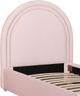 TOV Furniture Gumdrop Blush Twin Velvet Bed-2