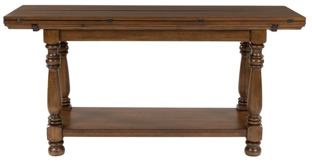 Signature Design by Ashley® Sturlayne Brown Flip Top Sofa Table-1