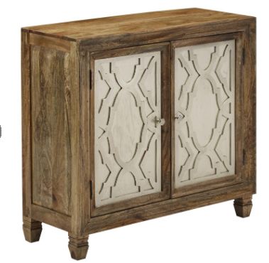 Jaipur Furniture Jigsaw Brown 2-Door Cabinet-0
