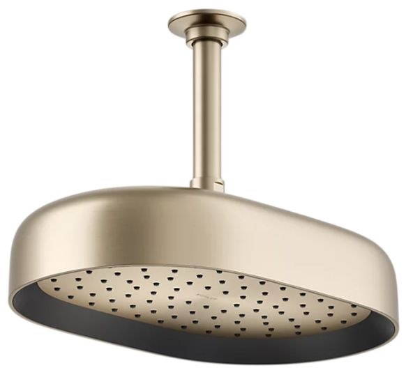 KOHLER® Statement® Vibrant Brushed Bronze 2.5 GPM 12" Single-Function Rainhead-0