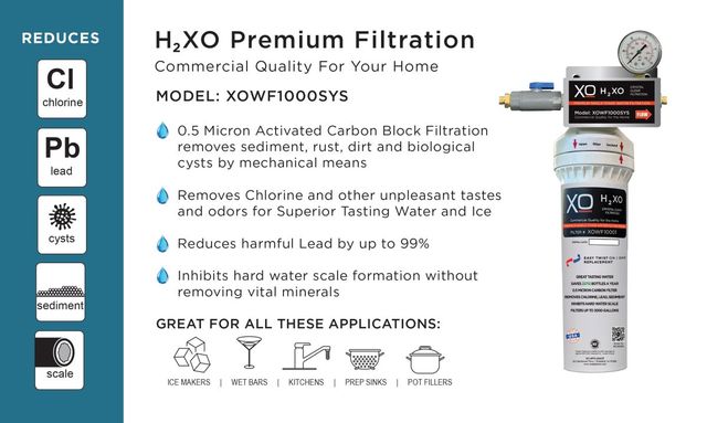 XO Single Stage Home Water Filtration System-3