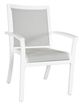 CabanaCoast® Customizable Millcroft Aluminum Outdoor Dining Arm Chair-0