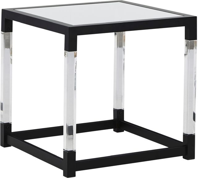 Nallynx End Table - Metallic Gray Nallynx End Table - Metallic Gray
