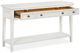Magnussen Home® Heron Cove Chalk White Rectangular Sofa Table-5
