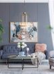 A & B Home Gold Kennedy 4-Light Chandelier-5