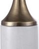 Uttermost® Castiel 2-Piece Antique Brushed Brass Candleholder Set-2