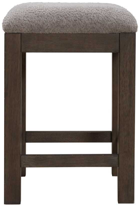 Liberty Furniture Cascade Falls Gray Mist/Satin Espresso Console Stool-2