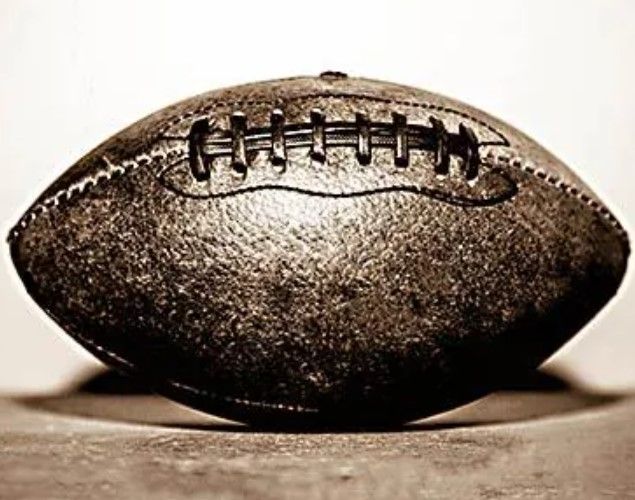 Classy Art Vintage Football by Jennifer Rigsby Wall Art-1