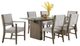 Elements International Conner 7-Piece Oak Dining Set-0