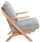 Homelegance® Lennox Gray/Natural Accent Chair-3