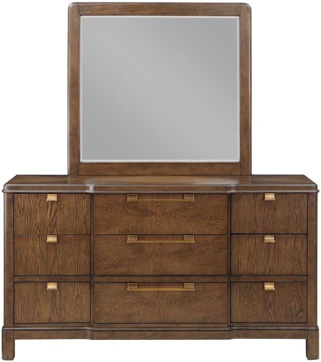 Steve Silver Co. Milan Walnut Wall Mirror-4