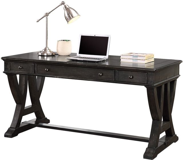 Parker House® Washington Heights Washed Charcoal Writing Desk-2