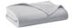 Olliix by Clean Spaces Grey Twin Antimicrobial Plush Blanket-0