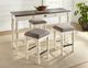 Steve Silver Co. Joanna Ivory/Mocha Sofa Table-3