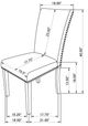 Crown Mark Varley Black/Gray Dining Side Chair-2
