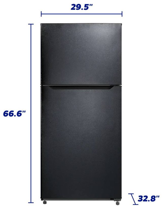 Element® 30 in. 20.5 Cu. Ft. Black Top Freezer Refrigerator -3