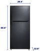 Element® 30 in. 20.5 Cu. Ft. Black Top Freezer Refrigerator -3