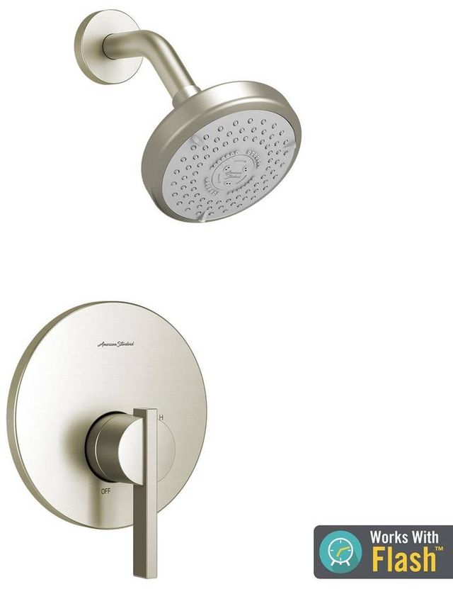 American Standard Berwick® Brushed Nickel Shower Only Trim Kit with Pressure Balance Cartridge-1