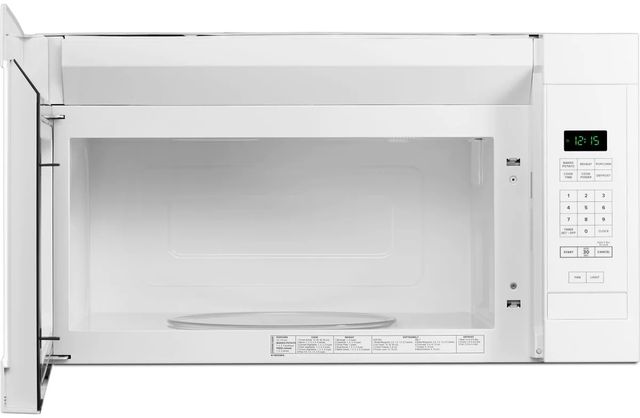 Amana 30" 1.6 Cu. Ft. White Over the Range Microwave-1