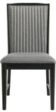 New Classic® Home Furnishings Skyline Gray/Onyx Dining Side Chair-2