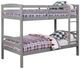 American Wholesale Furniture CB801G Gray Twin/Twin Bunk Bed-0