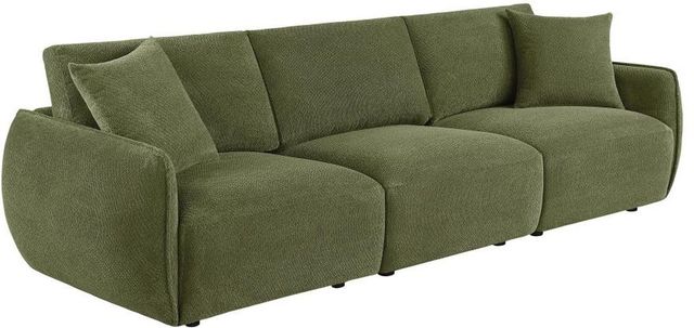 Coaster® Elysia 3-Piece Green Upholstered Modular Sectional Sofa-0