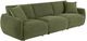 Coaster® Elysia 3-Piece Green Upholstered Modular Sectional Sofa-0
